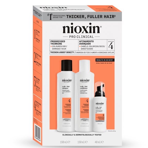 Sistema 4 Kit Shampoo 150 ml+Condi 150ml+Trat 40ml
